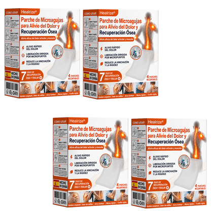 💌👨‍⚕️✅Tienda oficial ES: Parche de microagujas Healrize® para el alivio del dolor y la curación ósea (🧑‍⚕️Reduce la hinchazón, el dolor, la rigidez, el enrojecimiento, el calor, las molestias y la fatiga articular)💖📌3
