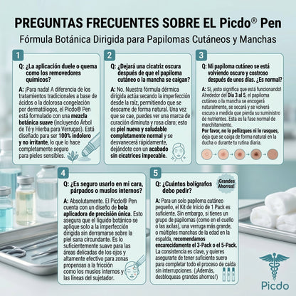 🔥🎁 ¡ÚLTIMAS 5 UNIDADES! Aprovecha un 30% DE DESCUENTO adicional en 𝐏𝐢𝐜𝐝𝐨® Borrador de Verrugas y Manchas — ¡Hasta que dure el stock!