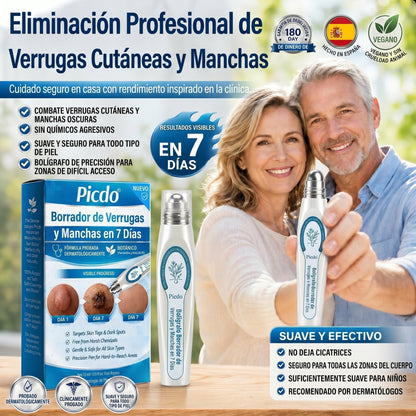 🔥🎁 ¡ÚLTIMAS 5 UNIDADES! Aprovecha un 30% DE DESCUENTO adicional en 𝐏𝐢𝐜𝐝𝐨® Borrador de Verrugas y Manchas — ¡Hasta que dure el stock!