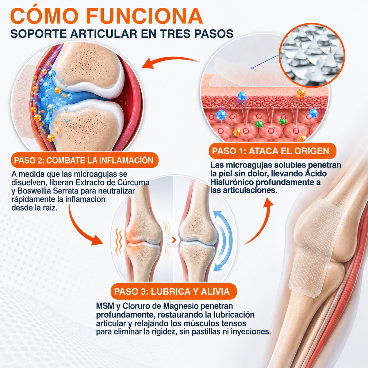 💌👨‍⚕️✅Tienda oficial ES: Parche de microagujas Healrize® para el alivio del dolor y la curación ósea (🧑‍⚕️Reduce la hinchazón, el dolor, la rigidez, el enrojecimiento, el calor, las molestias y la fatiga articular)💖📌3